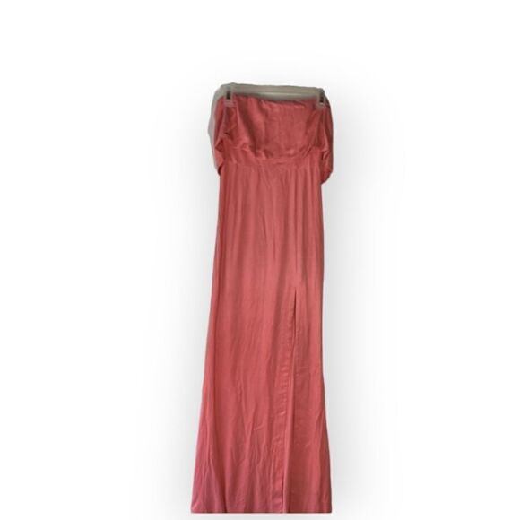 NWT Lovers + Friends‎ Anzen Gown In Orange Blush - Picture 4 of 12